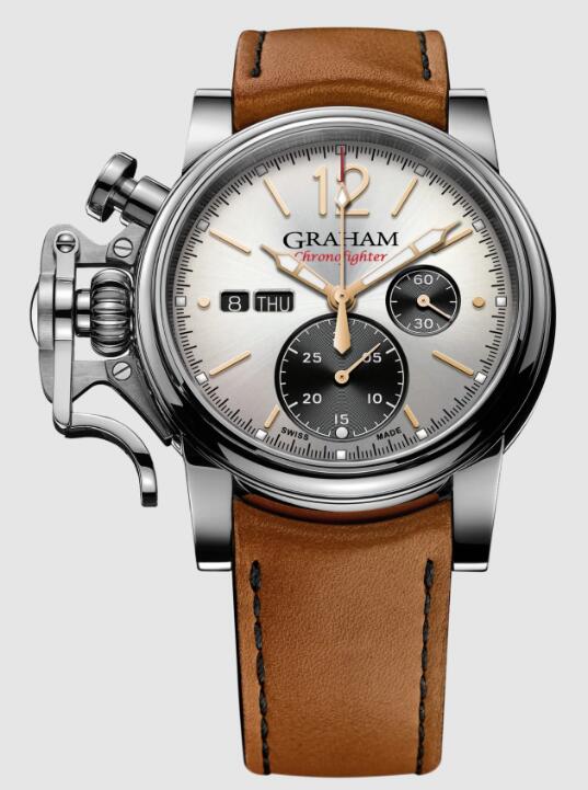 Review Replica Watch Graham Chronofighter Vintage Silver Dial 2CVAS.S03A - Click Image to Close